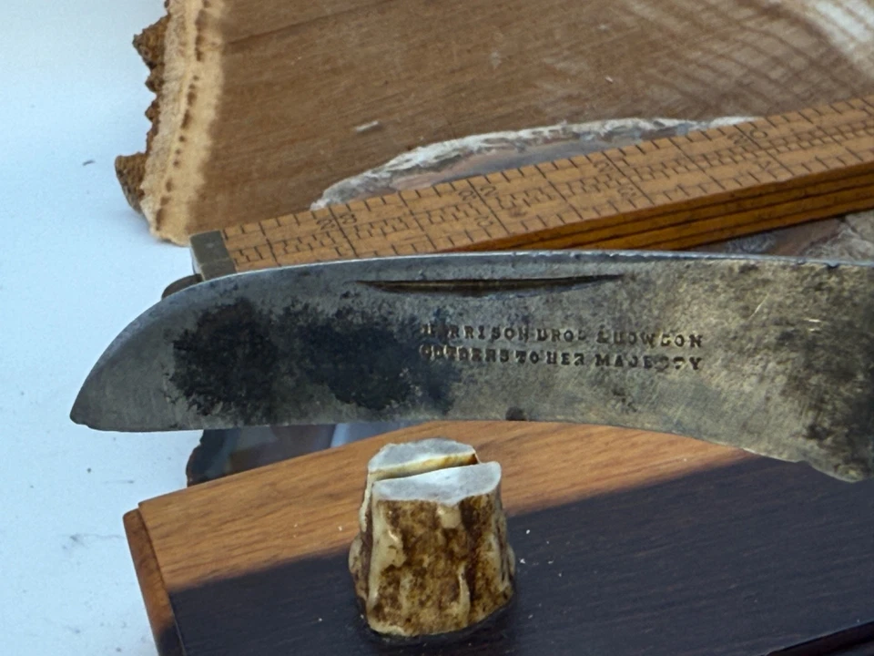 Antiguo cuchillo de poda/aparejo Harrison Bros & Howson--2620,25 Foto 3 de 4