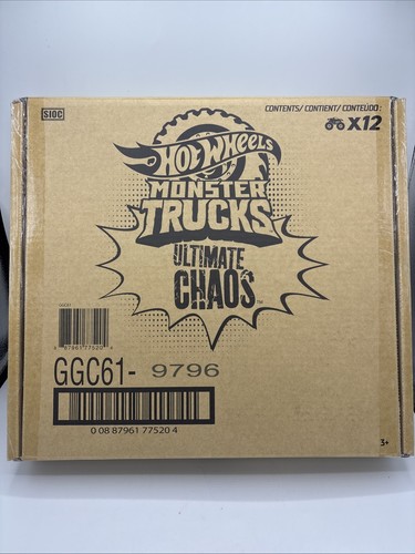 Hot Wheels Monster Trucks Ultimate Chaos 12 pack IN BOX - Picture 2 of 7