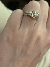 Estate 14k Gold Clean Diamond Ring 1.35 ctw F...