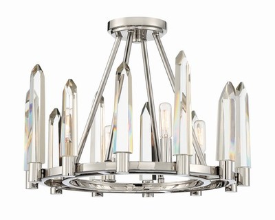 Crystorama Lighting Group WAT-B2004 Watson 4 Light 18''W - Nickel