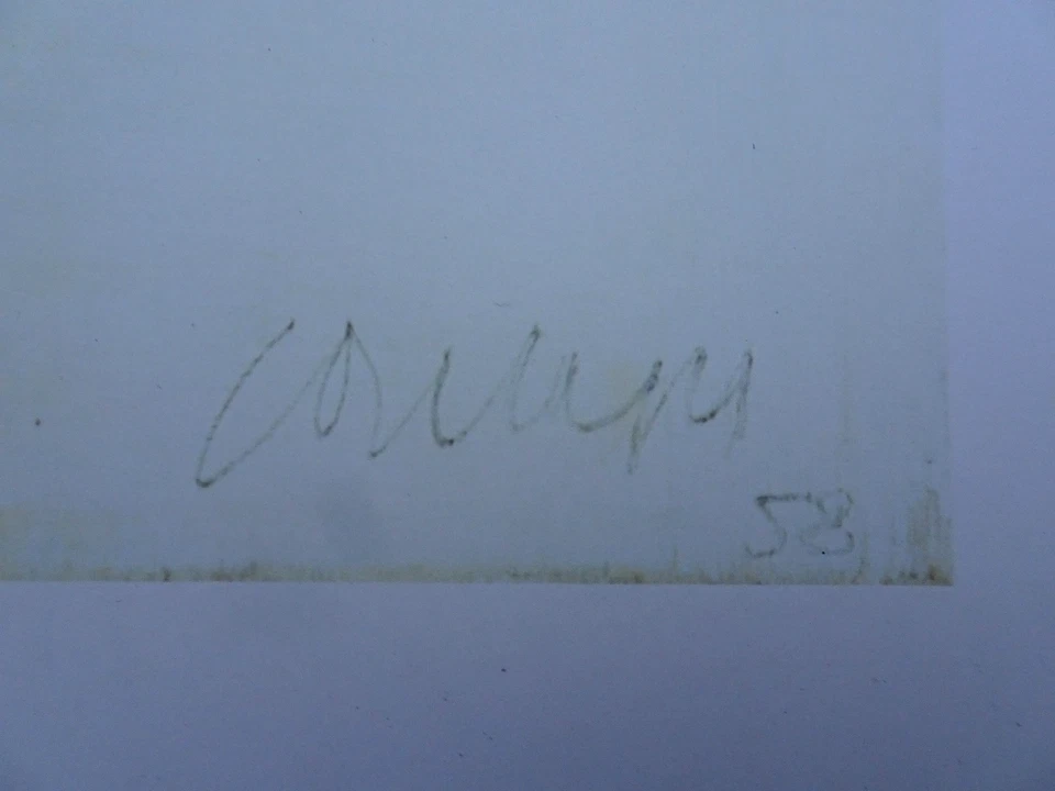 Grande affiche Pierre Soulages (1919-2022) - Impression d'art abstrait - 1958 - Photo 2/4