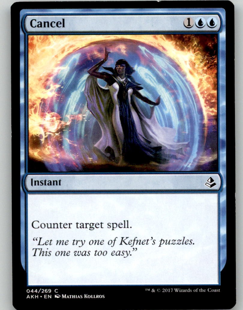 Cancel 44 Common Amonkhet Magic: The Gathering Lightly Played