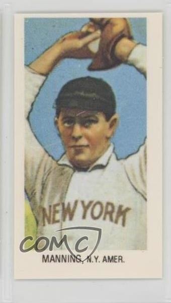 1983 Renata Galasso Capital The Monster 1909-11 T206 Reprints Rube Manning fm0
