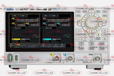 7'' Touch Screen RIGOL DG852 Pro 50MHz Dual Channel Arbitrary Waveform Generator