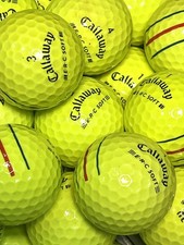 Callaway ERC-Soft 15 Yellow Near Mint AAAA Used Golf Balls