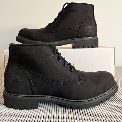 Timberland Heritage Mid Lace Chukka Boot Men\'s 10 Black Nubuck TB0A431HW05 NIB Timberland Heritage Mid Lace Chukka Boot Black Nubuck Men main image 2