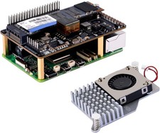 Geeekpi P33 M.2 NVME M-Key Poe Hat with Official Pi 5 Active Cooler for Raspber