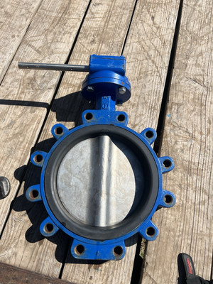 10  Ten Inch ABZ 37:1 Manual Crank Butterfly Valve New Open Box Valve Only