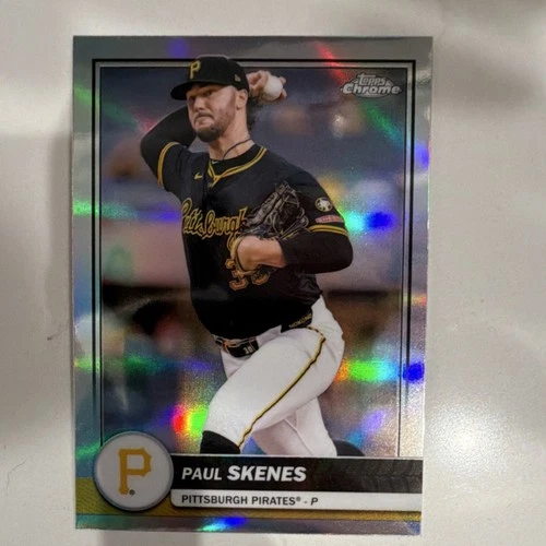 Topps Chrome Flagship Paul Skenes Pittsburgh Pirates #62 2026 Baseball Card