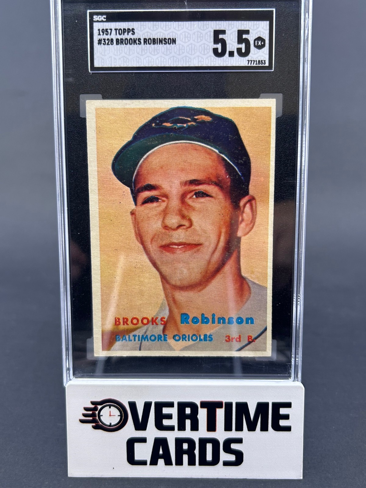 1957 Topps Brooks Robinson #328 SGC 5.5