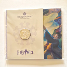 Royal Mint Harry Potter The Patronus UK 50p Coin 2025 Charles III BU
