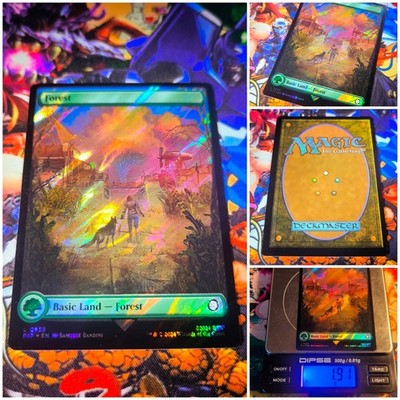 MTG Forest V.1   Nm Vault Dweller Landscape SURGE FOIL UB: Fallout: Extras OG