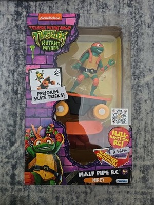 Teenage Mutant Ninja Turtles Mayhem MIKEY Half Pipe RC Skateboard TMNT BNIB