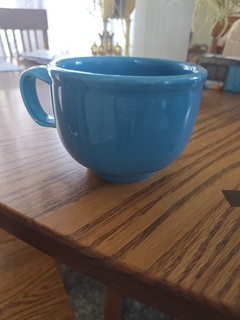 Homer Laughlin FIESTAWARE 18 oz Jumbo Mug Peacock Blue Soup Cup bowl fiesta
