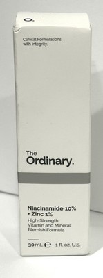The Ordinary Niacinamide 10% + Zinc 1%, Smoothing Serum, *Ships Free* NEW