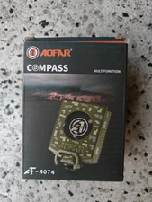 AOFAR Military Compass AF-4074 Hiking Survival Marching Camping Waterproof