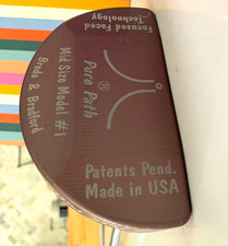 Breda and Bradford Mid-Size Model #1 Putter-PurePath-Focused Faced USA Made