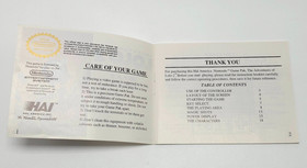 Adventures Of Lolo 2 Nintendo NES Libretto Istruzioni Manuale USA