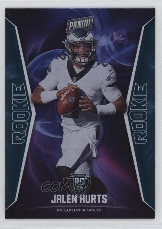 2020 Panini Player of the Day Rookie Rainbow Foil Jalen Hurts #75 Rookie RC 1c1