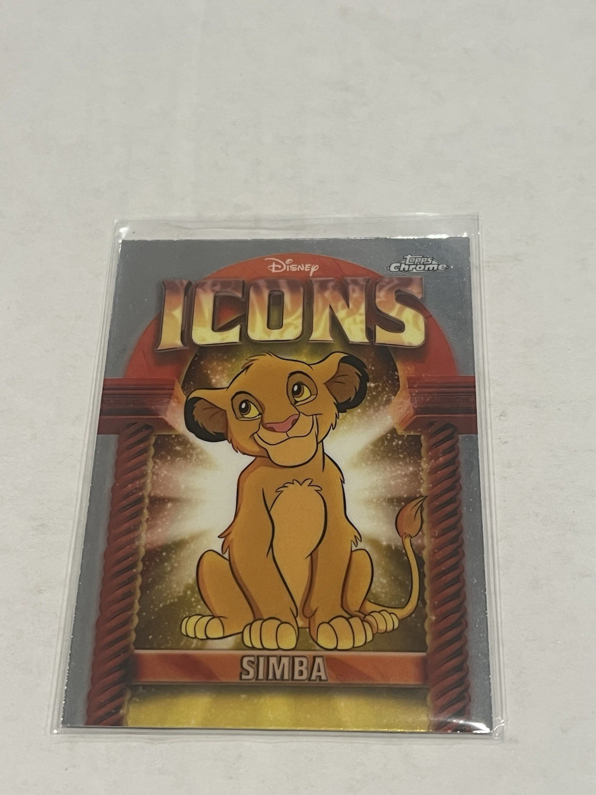 2025 Topps Chrome Disney Simba Icons Insert 