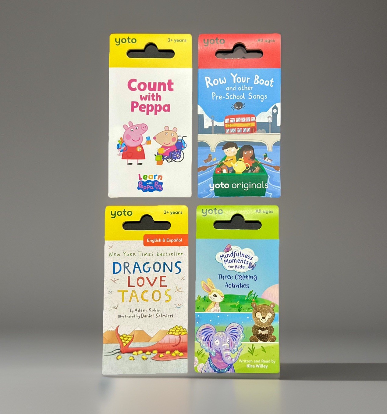 *4 Sets* Bestselling Yoto Audio Cards, Fun Stories & Songs, Best Kids Gift 