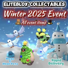 Adopt your Pet💕Winter2025Event Pets⛄[Artic Dusk Dragon][Humbug][Turtle Doves]🎄