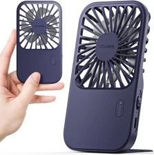 Otlonpe Mini Rechargeable Handheld Fan, Portable Personal Battery Fan, Foldable