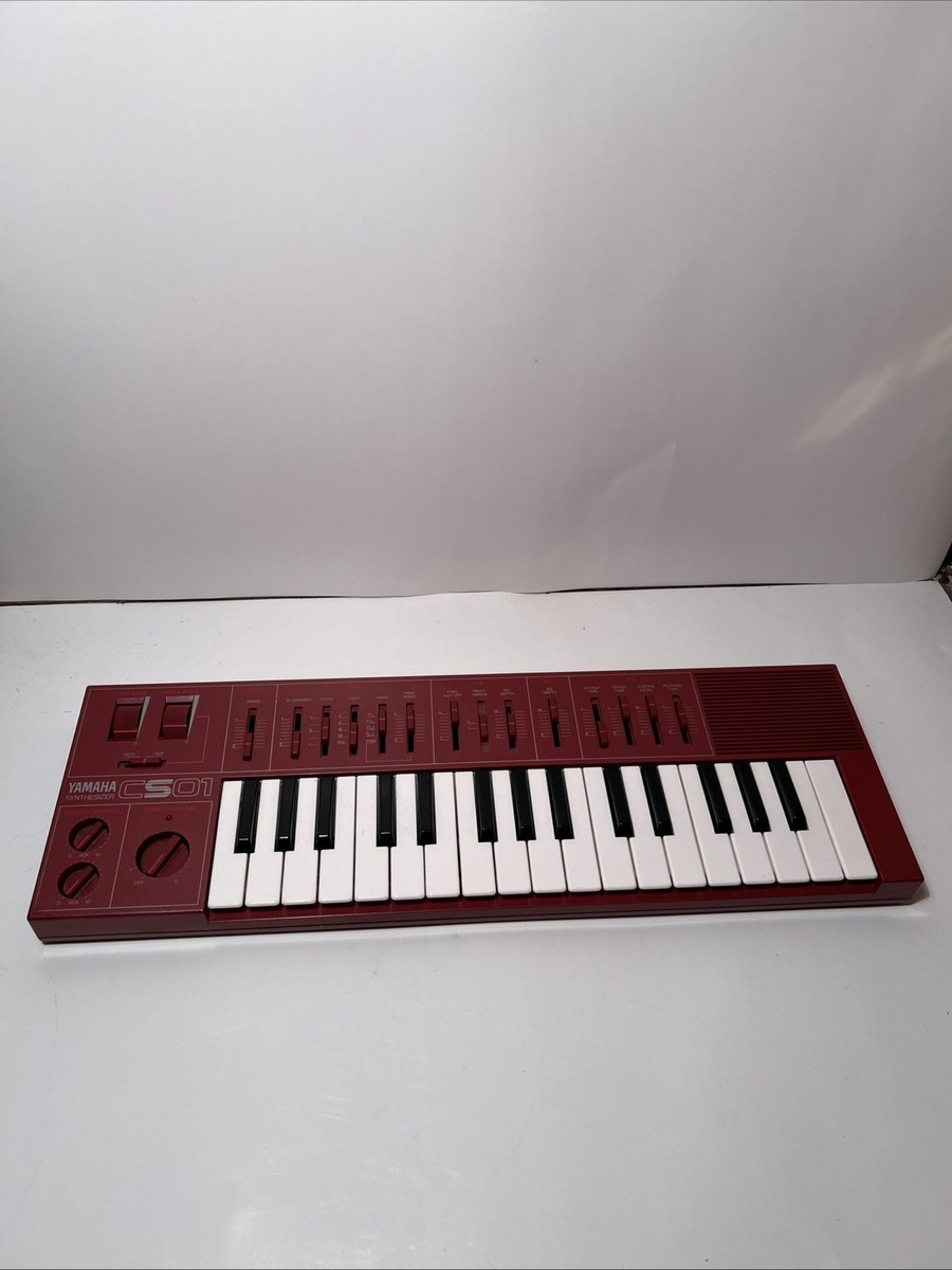 Yamaha CS-01 CS01 Mobile Analog Synthesizer Keyboard Red