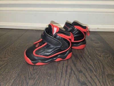 NIKE AIR JORDAN PRO STRONG TODDLER LIFESTYLE SHOE SIZE 4C ''BRED''