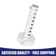 Silenziatore Tubo Scarico Moto 60mm Tono Argento Universale Articolo di 1