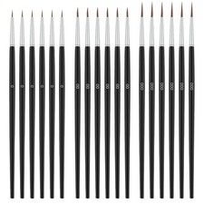 30 Pack Fine Tip Paint Brush Set Thin Detail Paint Brushes Tiny Miniature Paint