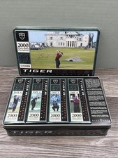 TIGER WOODS COLLECTOR SERIES 2 of 4 2000 129th Open Champion Nike Golf Balls Tin