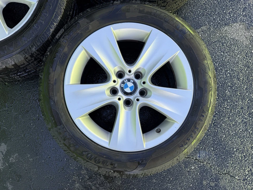 11-19 BMW 528 535 640 17 inch Light Alloy Wheels Rim & Tire Style 327 8JX17 SET - Image 3 of 4