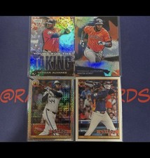MLB Baseball Houston Astros 25-26 Topps Yordan Alvarez 4 Card Lot MINT
