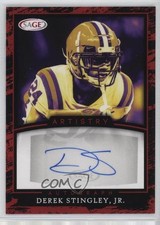 2022 SAGE Artistry Auto Red Derek Stingley Jr #A-DSJ Auto 1a4l