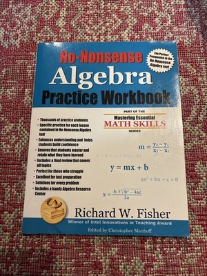 Mastering Essential Math Skills Ser.: No-Nonsense Algebra Practice Workbook...