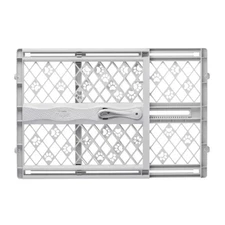 North States Paws Portable Pet Gate: 26-40" Wide. Pressure Mount. No tools ne...