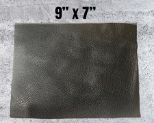 Black Pebble Grain Leather Sheets for Crafters, DIY 9  X 7  