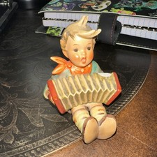 Hummel LETS SING Figurine Boy W/Accordion Bird #110/0 TMK 1 3  1938 RARE