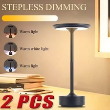 2X Rechargeable Touch Lamp Modern Night Light for Living Room Sofa