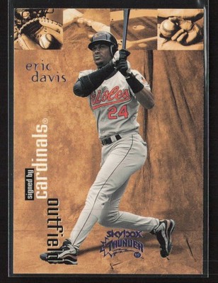 Eric Davis 1999 SkyBox Thunder #27 Rant St. Louis Cardinals