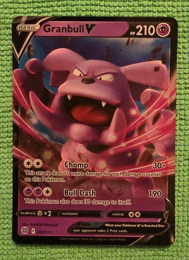granbull v pokemon card value Granbull V 57/172 main image 0