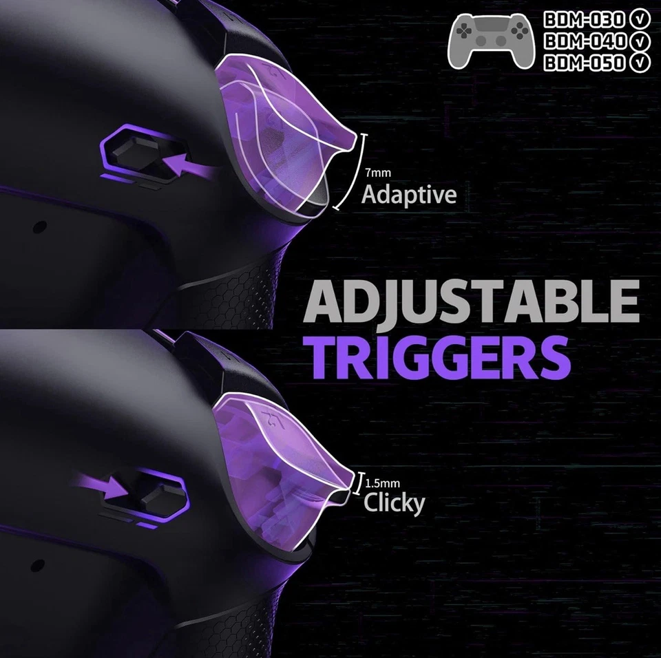 New Modded PS5 Controller With 2 Programmable Buttons & Clicky Triggers - Image 3 of 4