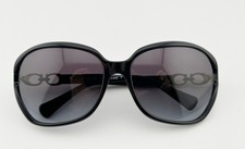 Coach HC 8145 (L948) 500211 Black Oversized Sunglasses, Grey Gradient 60-16-130