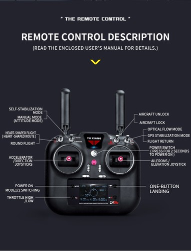YXZNRC RC Hélicoptère F09-S 2.4G 6CH Gyroscope GPS Positionnement de Flux Optique Avion - Photo 20/28