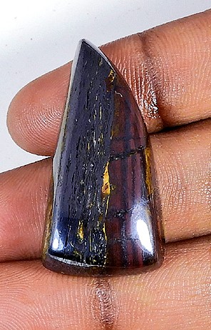 59Cts. Natural Iron Tiger Fancy Cabochon Loose Gemstone 18X37X07MM
