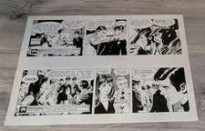 Alexander Gate by Frank Bolle & Gene Mora Original Comic Storyboard Artwork 1971
