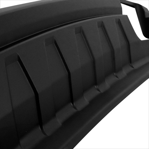 Matte Black Front Lower Bumper Valance w/Tow Hook Hole for 09-14 Ford F150 4WD - Picture 3 of 7