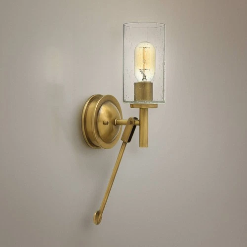 Hinkley Collier 17" High Heritage Brass Wall Sconce - Picture 1 of 5