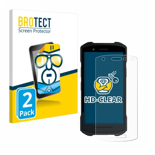 2x Film Protection Ecran pour Zebra TC21/ TC26 Clair Protecteur